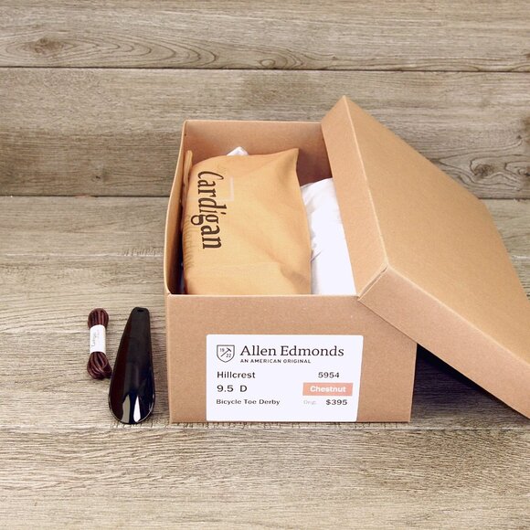 Allen Edmonds HILLCREST 9.5 D Chestnut * add $15 Cedar Trees main image 12